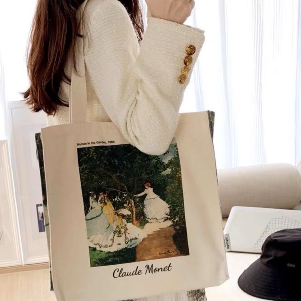 🕊️Claude Monet Women in the Garden Tote Bag🕊️